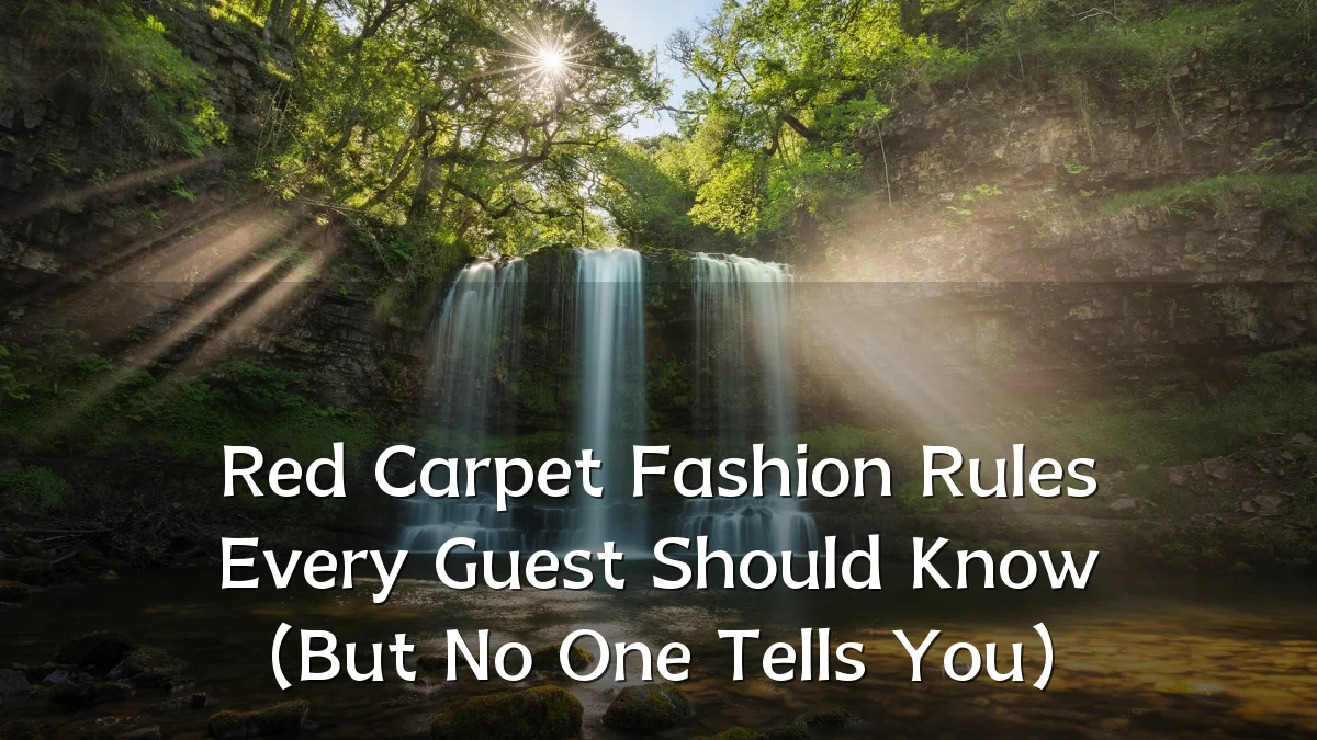 Red Carpet Fashion Rules Every Guest Should Know (But No One Tells You)